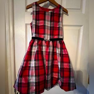 Rare Edition Girl’s Plaid Holiday Dress NWOT Size 8